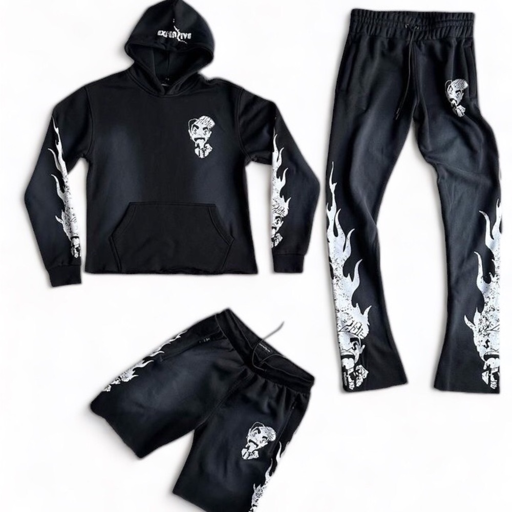 FLAME LOGO PULLOVER HOODIE - Picture 3 of 3
